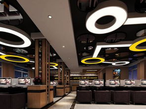 2018网吧前台装修效果图 房天下装修效果图