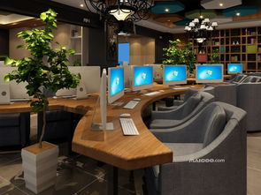 网吧装修效果图 网吧设计效果图图片