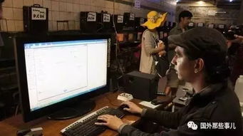 印度网吧实拍 xp系统 露天 环境不是一般恶劣